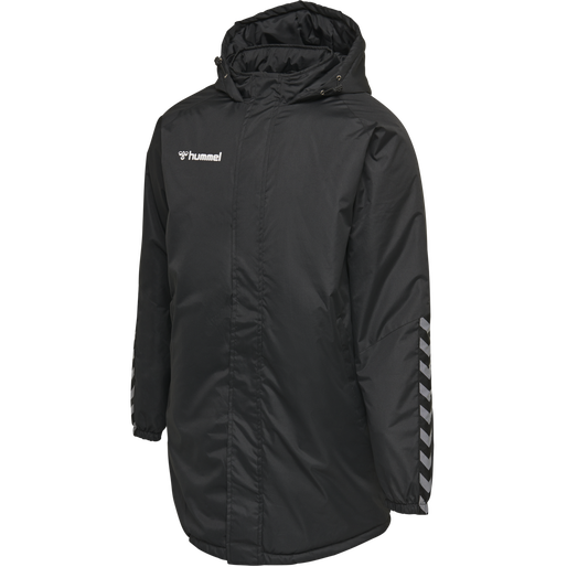 hmlAUTHENTIC BENCH JACKET, BLACK/WHITE hmlAUTHENTIC BENCH JACKET, BLACK/WHITE, packshot