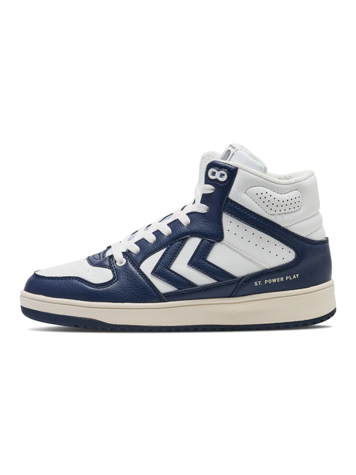 ST. POWER PLAY MID RT, WHITE/NAVY, packshot