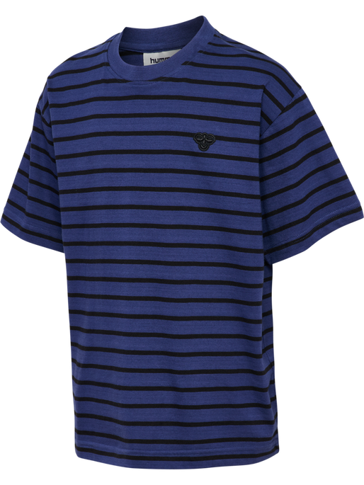 hmlJR LOOSE STRIPED SET BEE, DEEP COBALT, packshot