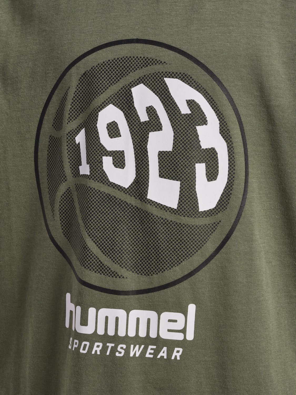 hmlLEO T-SHIRT S/S, DUSTY OLIVE, packshot