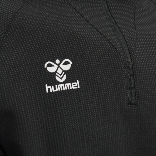 hmlLEAD PRO HALF ZIP, BLACK hmlLEAD PRO HALF ZIP, BLACK, packshot