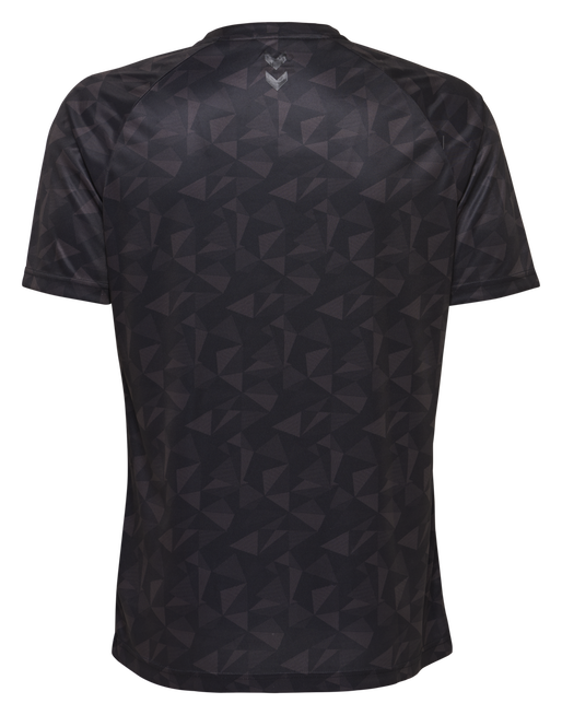 hmlACTIVE KIDS POLY JERSEY SS, BLACK, packshot