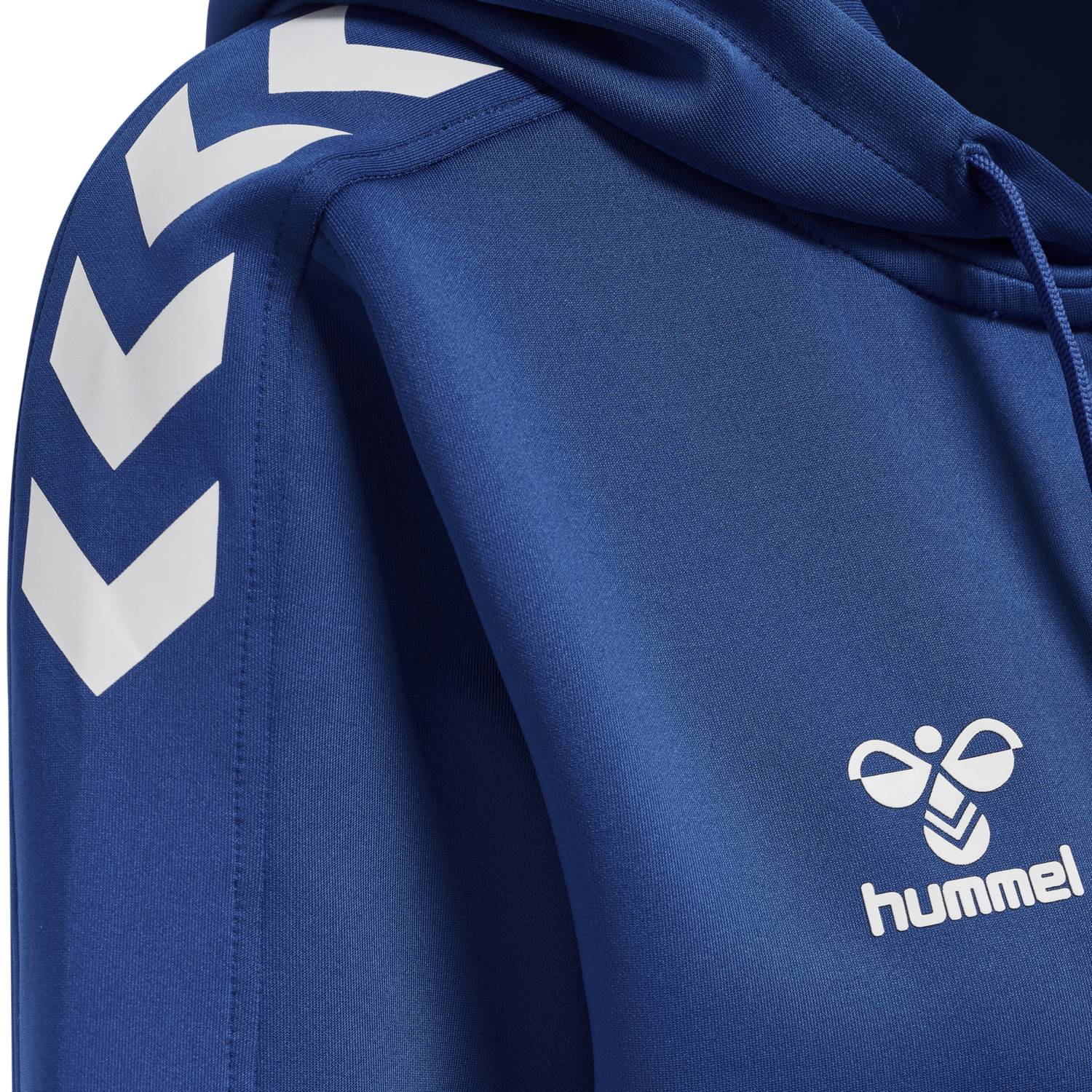 hmlCORE XK POLY ZIP HOOD SWEAT WOMA, TRUE BLUE, packshot