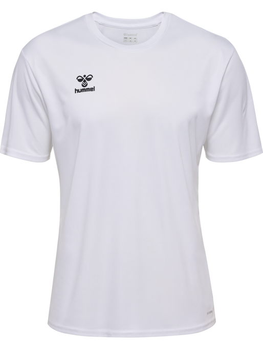 hmlESSENTIAL JERSEY S/S, WHITE, packshot