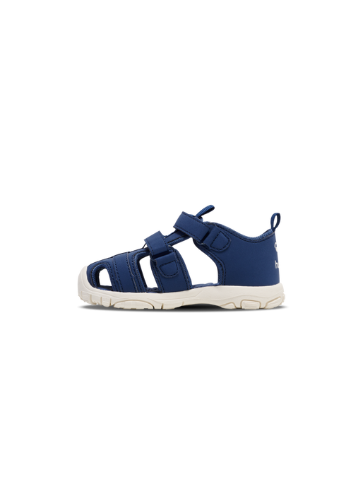 SANDAL VELCRO INFANT, NAVY PEONY, packshot