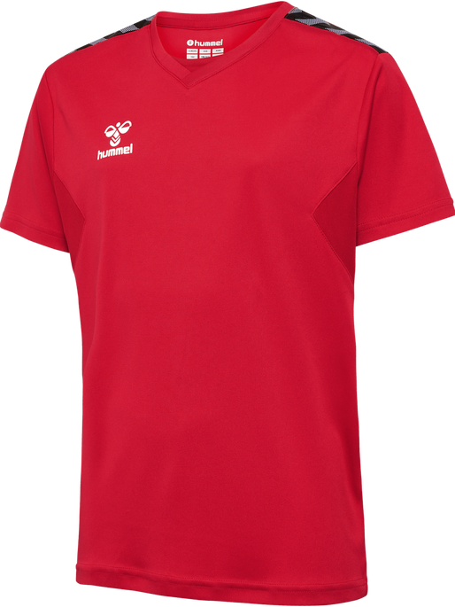 hmlAUTHENTIC PL JERSEY S/S KIDS, TRUE RED hmlAUTHENTIC PL JERSEY S/S KIDS, TRUE RED, packshot