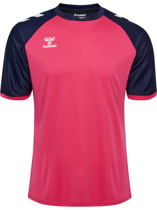 hmlMATCH LEAGUE JERSEY S/S, RASPBERRY SORBET/MARINE hmlMATCH LEAGUE JERSEY S/S, RASPBERRY SORBET/MARINE, packshot