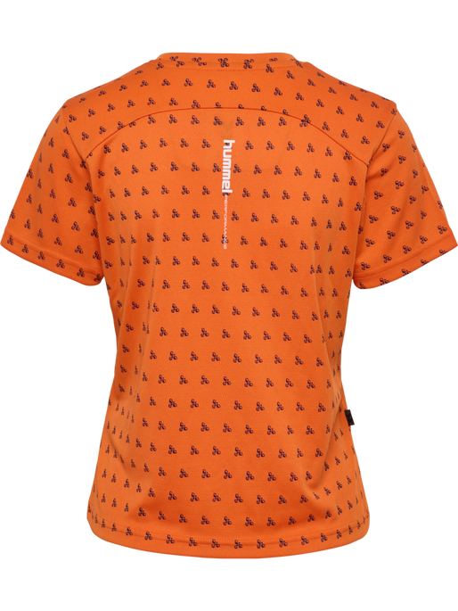 hmlFAST WORKOUT W T-SHIRT S/S, DUSTY ORANGE, packshot