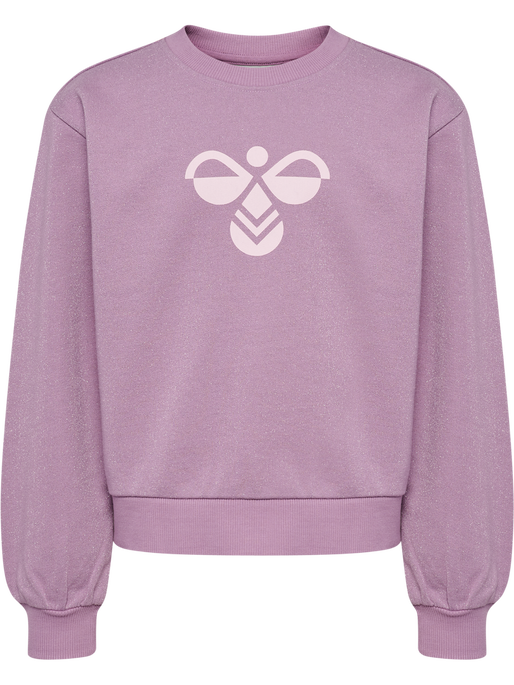 hmlJR MUSSE SWEATSHIRT, LAVENDER MIST, packshot