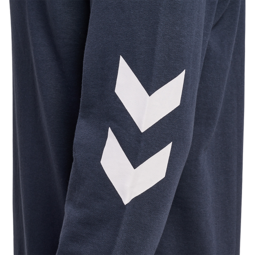 hmlLEGACY LOGO HOODIE, BLUE NIGHTS hmlLEGACY LOGO HOODIE, BLUE NIGHTS, packshot