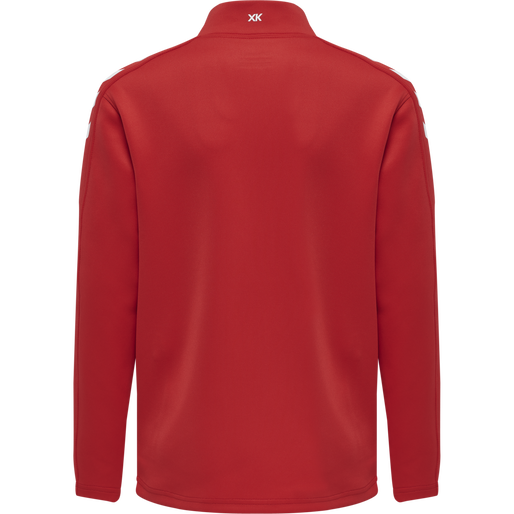 hmlCORE XK POLY ZIP SWEAT KIDS, TRUE RED, packshot