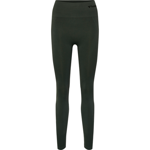 hmlTIF SEAMLESS HIGH WAIST TIGHTS, CLIMBING IVY hmlTIF SEAMLESS HIGH WAIST TIGHTS, CLIMBING IVY, packshot
