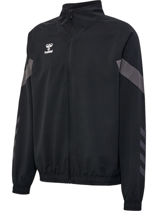 hmlTRAVEL WOVEN JACKET, BLACK, packshot