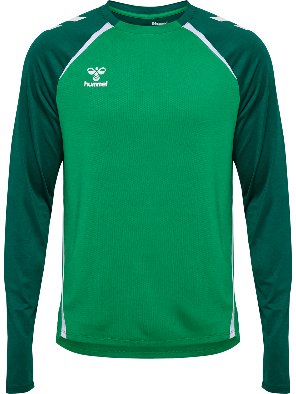 hmlLEAD 2.0 CREW SWEAT, JELLY BEAN/EVERGREEN, packshot