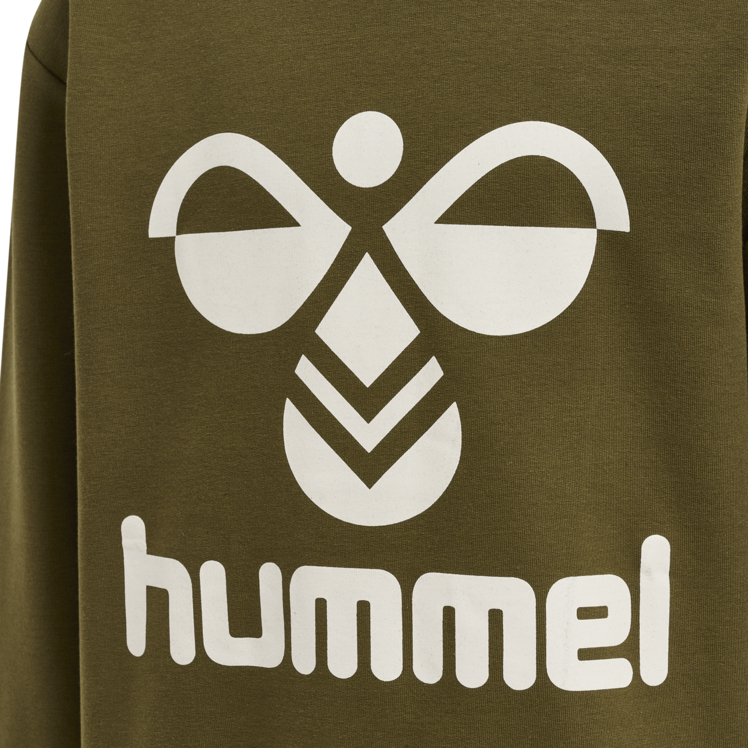 hmlDOS SWEATSHIRT, DARK OLIVE, packshot