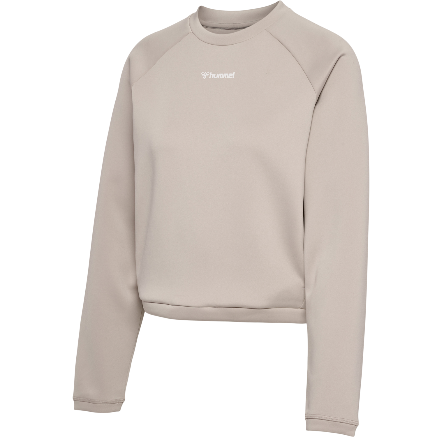 hmlMT KALU SHORT SWEATSHIRT, CHATEAU GRAY, packshot
