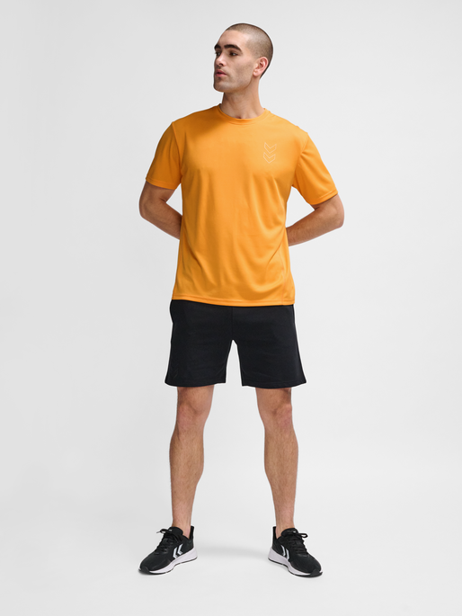 hmlACTIVE PL JERSEY S/S, BLAZING ORANGE, model