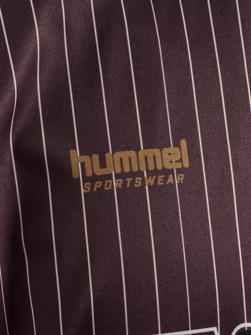hmlLOOSE JERSEY SS STRIPE TOPSCORER, VINEYARD WINE hmlLOOSE JERSEY SS STRIPE TOPSCORER, VINEYARD WINE, packshot