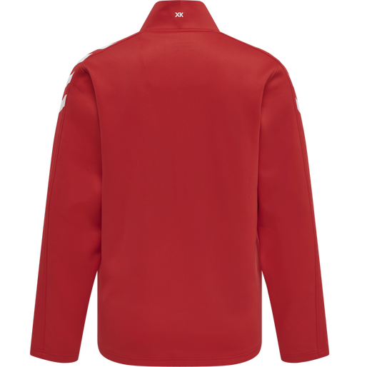 hmlCORE XK POLY ZIP SWEAT WOMAN, TRUE RED, packshot