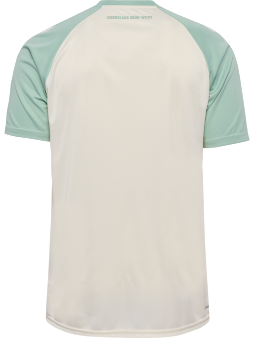 WER 24/25 AWAY JERSEY S/S, MARSHMELLOW/SILT GREEN, packshot
