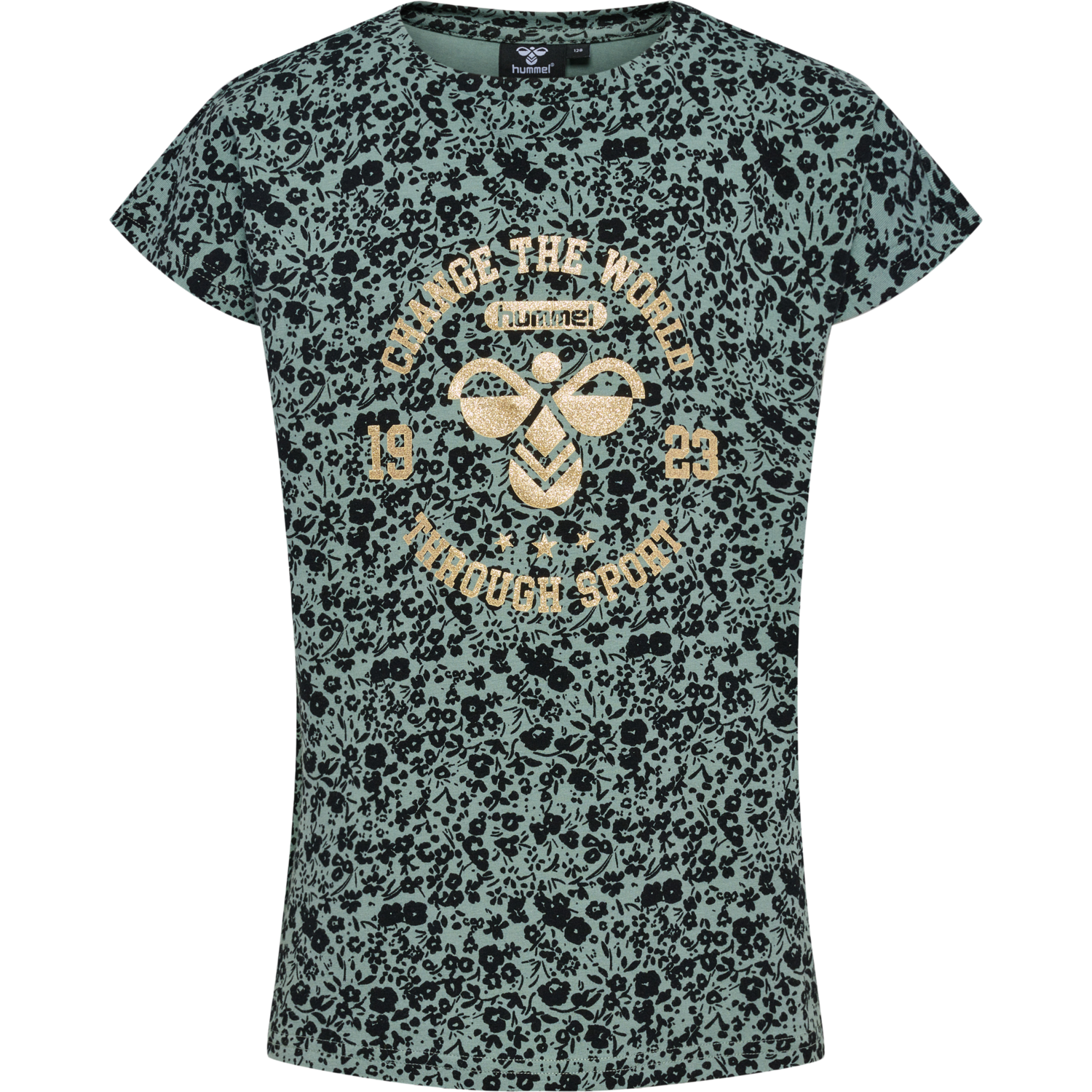 hmlMEJSE T-SHIRT S/S, CHINOIS GREEN, packshot