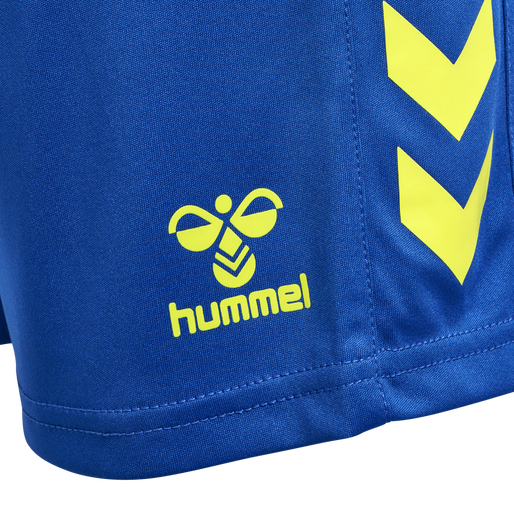 hmlCORE XK POLY SHORTS KIDS, TRUE BLUE/BLAZING YELLOW, packshot