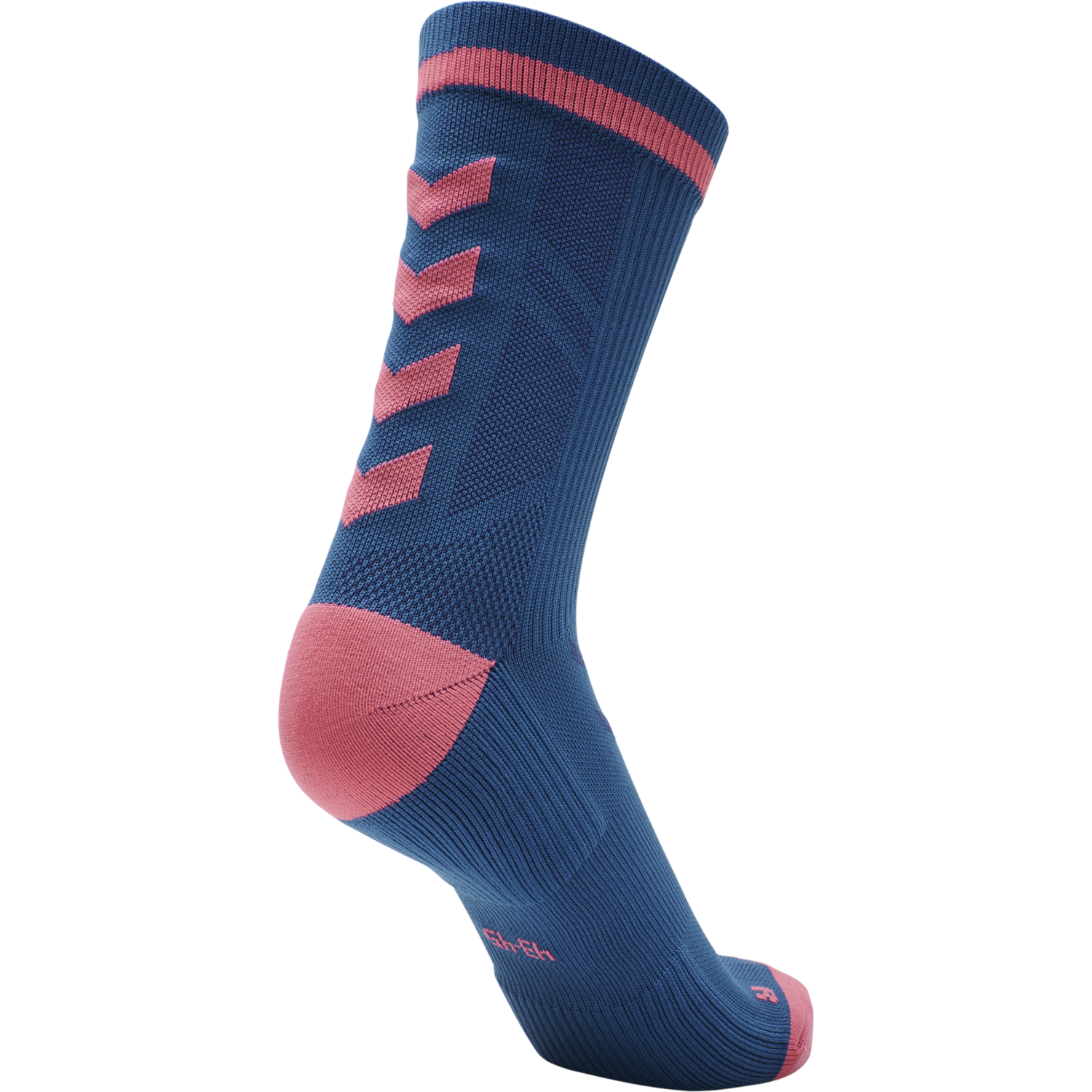 ELITE INDOOR SOCK LOW PA, BLUE CORAL/TEA ROSE, packshot