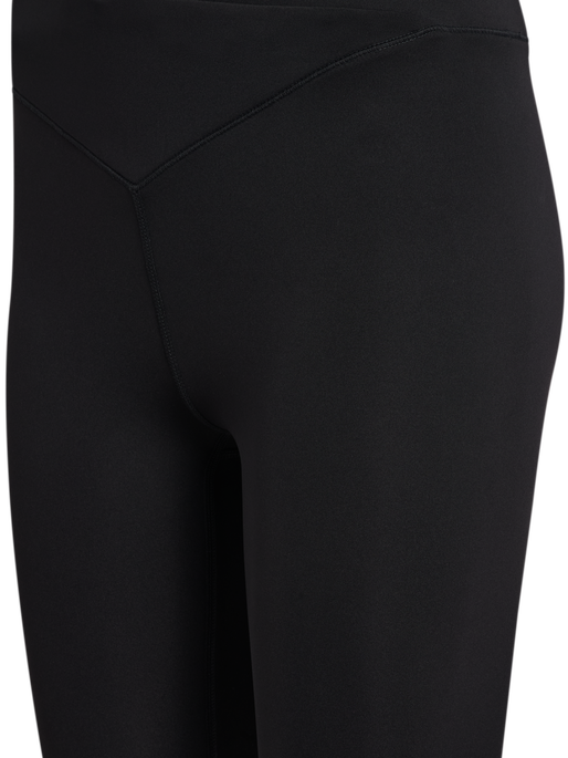 hmlYOGA WRAP HIGH WAIST W TIGHTS, BLACK hmlYOGA WRAP HIGH WAIST W TIGHTS, BLACK, packshot
