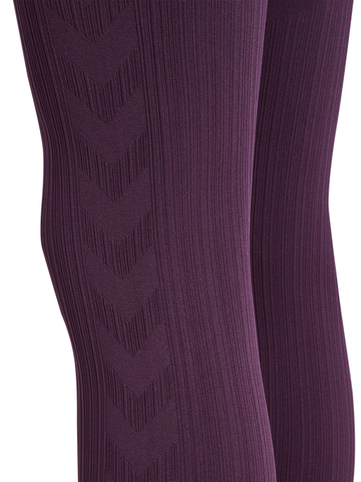 hmlMT DEFINE SEAML SCRUNCH TIGHTS, PLUM PERFECT hmlMT DEFINE SEAML SCRUNCH TIGHTS, PLUM PERFECT, packshot