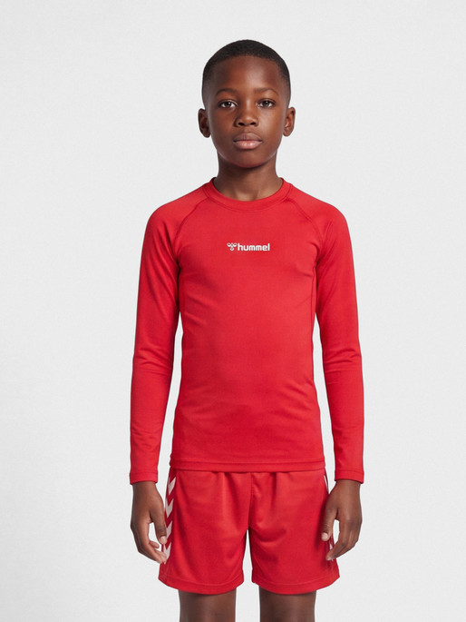 hmlBL PERFORMANCE TEE L/S KIDS, TRUE RED, model