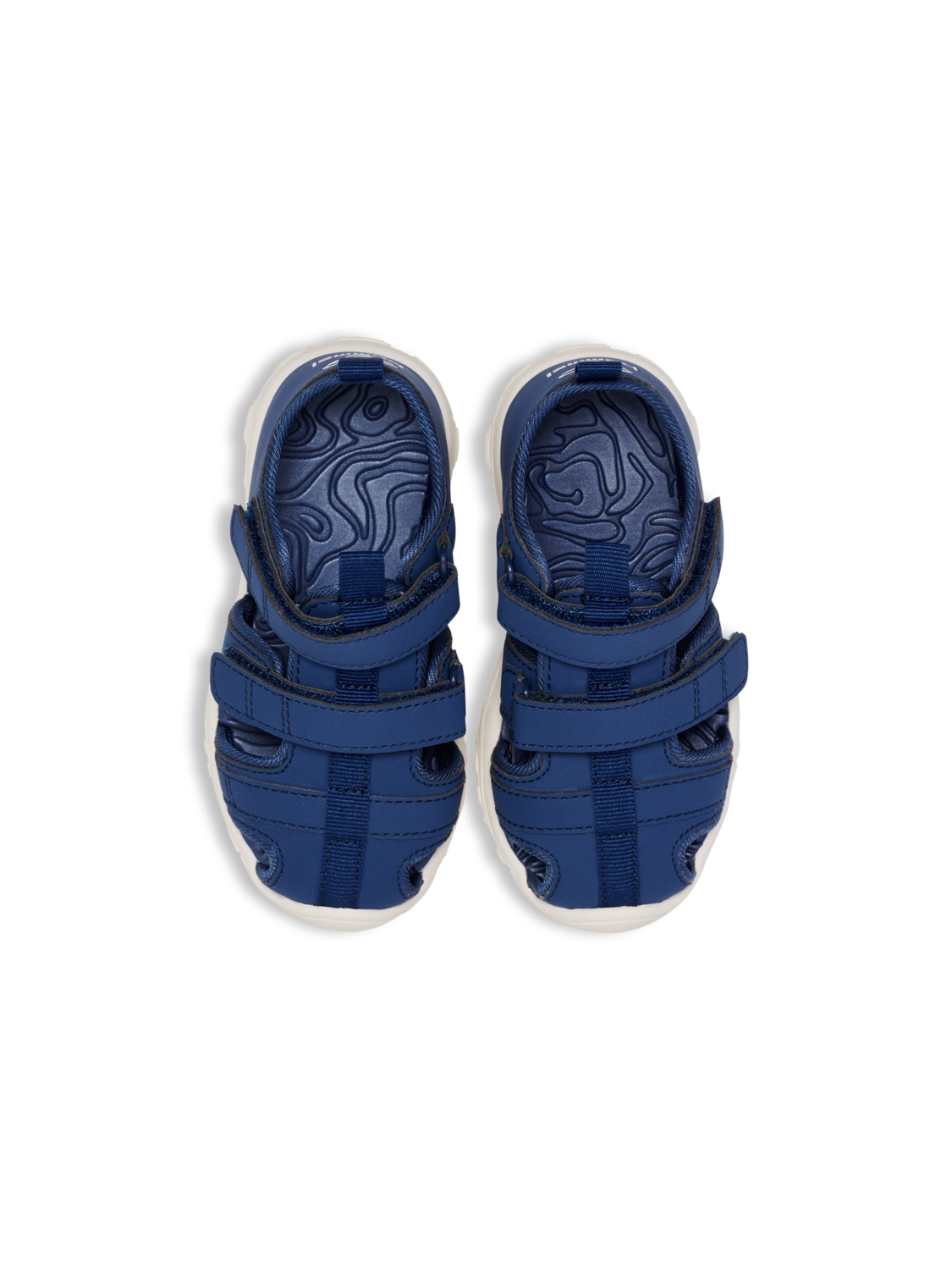 SANDAL VELCRO INFANT, NAVY PEONY, packshot