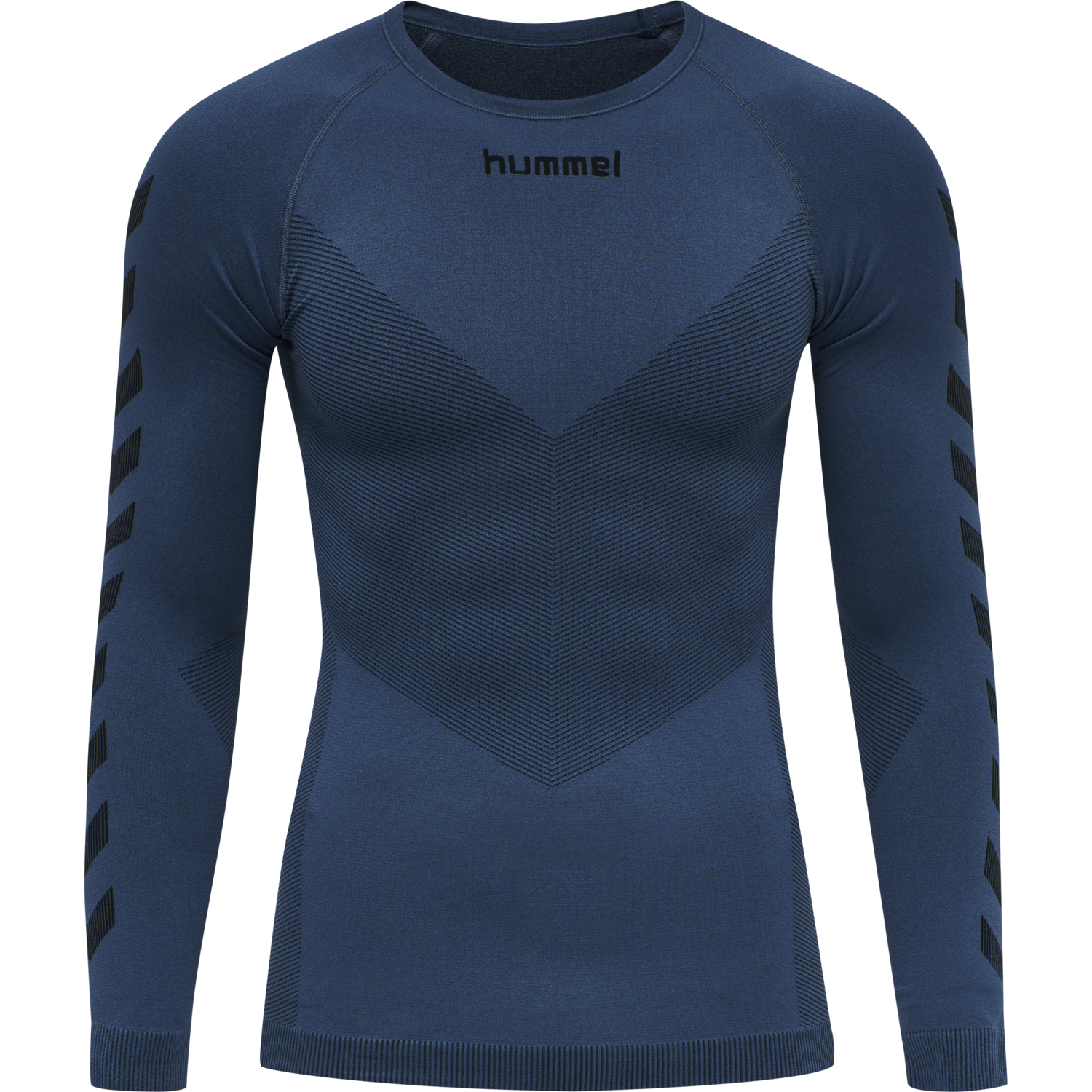 HUMMEL FIRST SEAMLESS JERSEY L/S , DARK DENIM, packshot