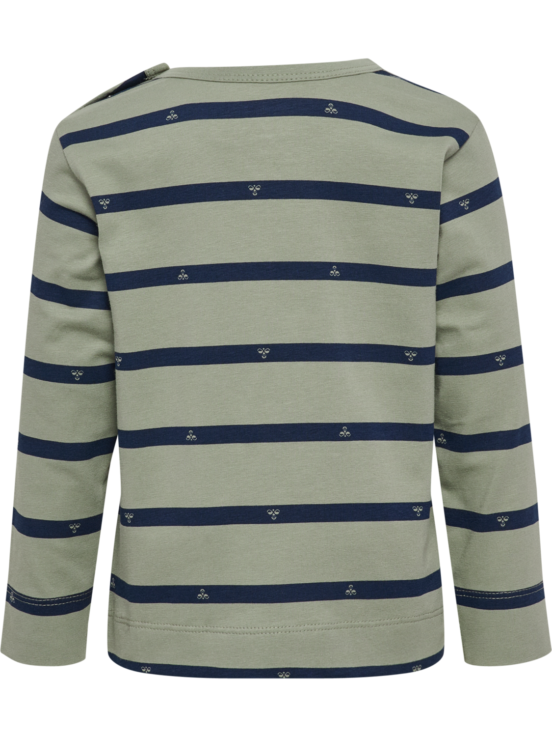 hmlMINI REG STRIPY BEE T-SHIRT L/S, SHADOW, packshot