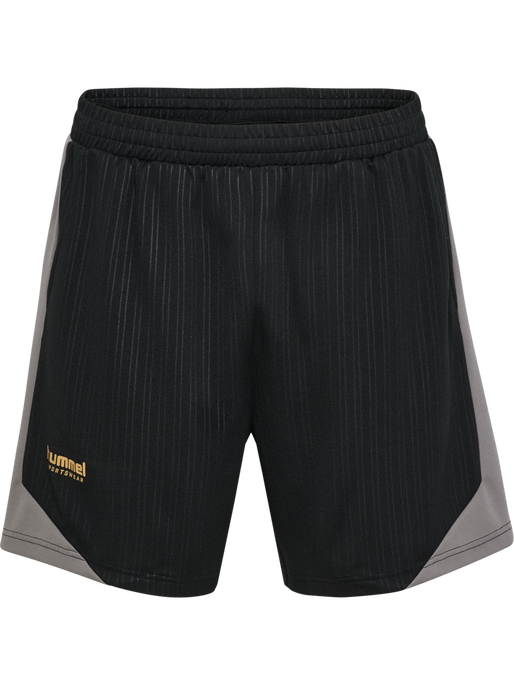 hmlLOOSE FB SHORTS TOPSCORER, BLACK, packshot