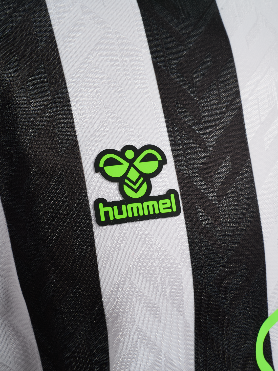 TINDERBOX 25 FOOTBALL JERSEY L/S, BLACK/WHITE, packshot