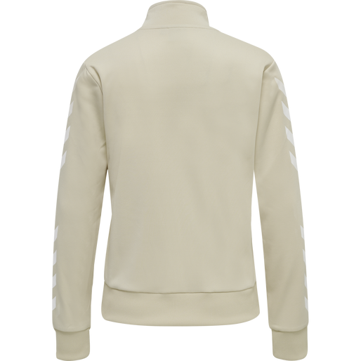 hmlLEGACY POLY WOMAN ZIP JACKET, PUMICE STONE, packshot