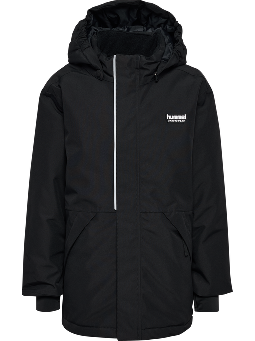 hmlJR SNOW JACKET WP 10K, BLACK, packshot