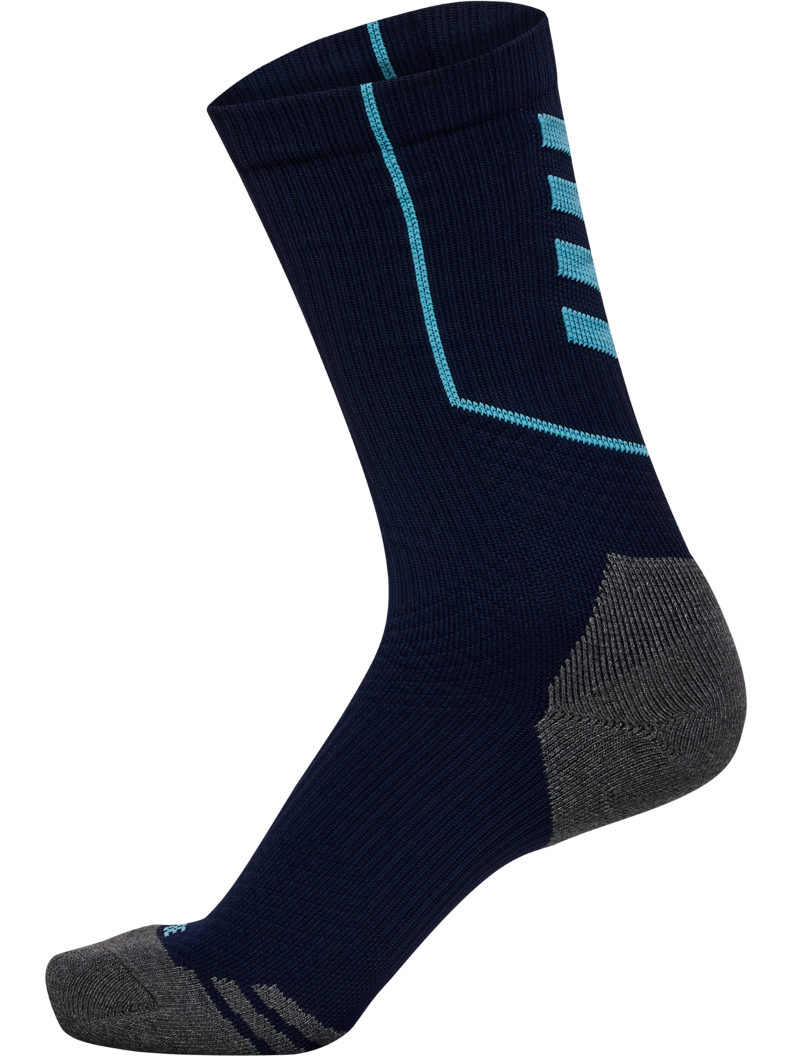 hmlPRO TRAINING SOCKS LOW NEON, MARINE/BLUE FISH, packshot