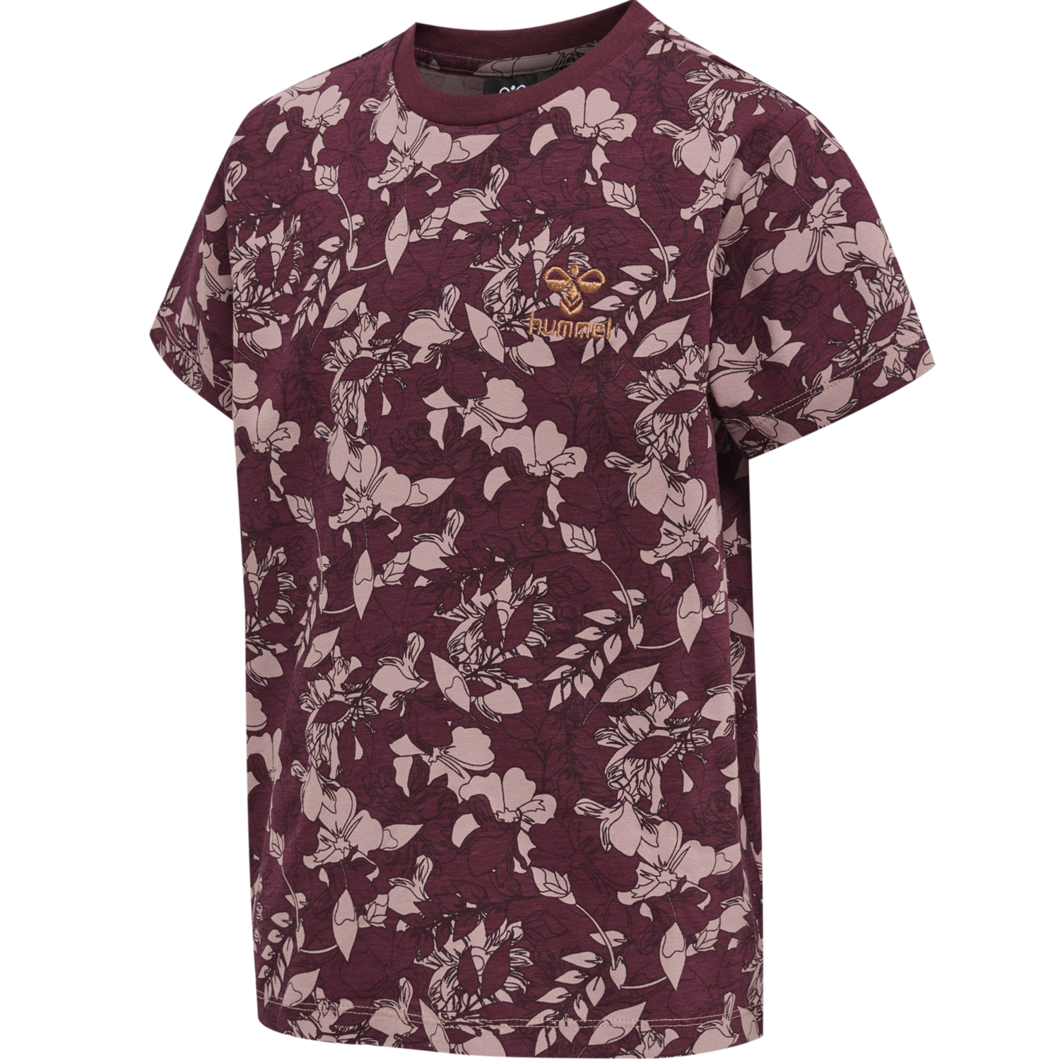 hmlHAZEL T-SHIRT S/S, WINDSOR WINE, packshot