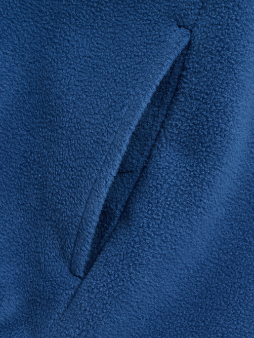 hmlJR FLEECE ZIP JACKET, TRUE NAVY, packshot