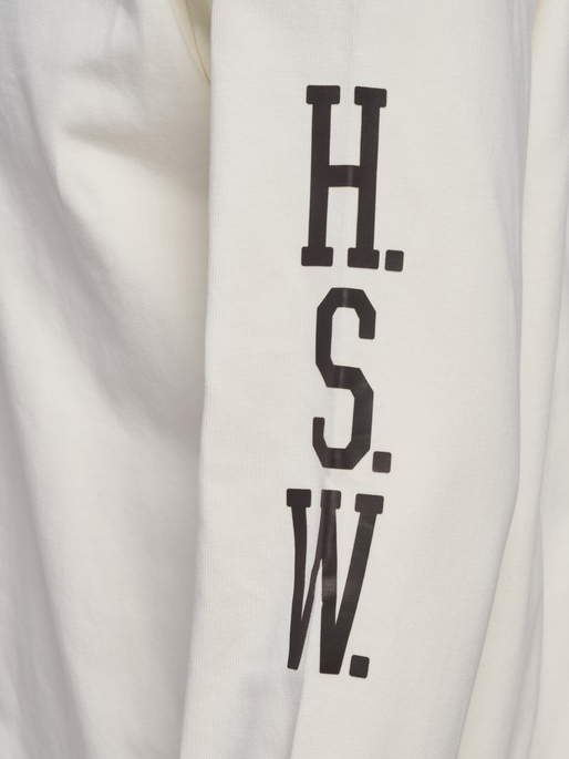 hmlLOOSE T-SHIRT L/S SW STADIUM, TOFU hmlLOOSE T-SHIRT L/S SW STADIUM, TOFU, packshot