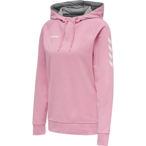 HMLGO COTTON HOODIE WOMAN, COTTON CANDY, packshot