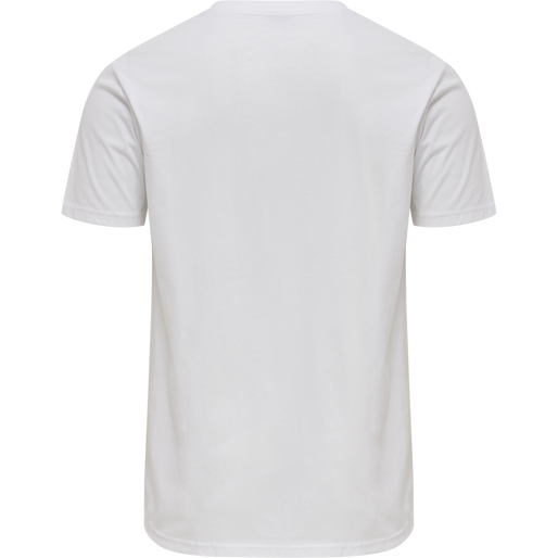 hmlRED BASIC T-SHIRT S/S, WHITE, packshot