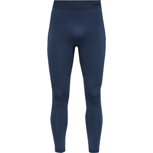 HUMMEL FIRST SEAMLESS TR TIGHTS, DARK DENIM HUMMEL FIRST SEAMLESS TR TIGHTS, DARK DENIM, packshot