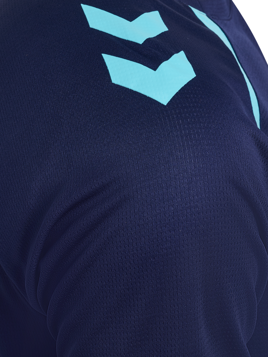 hmlLEAD 2.0 JERSEY S/S, MARINE/BLUE FISH, packshot