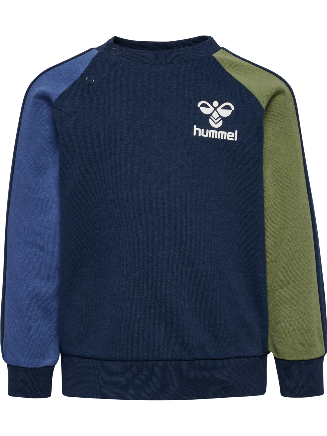 hmlASSYM SWEATSHIRT, BLACK IRIS, packshot