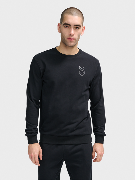 hmlACTIVE SWEATSHIRT, BLACK, model