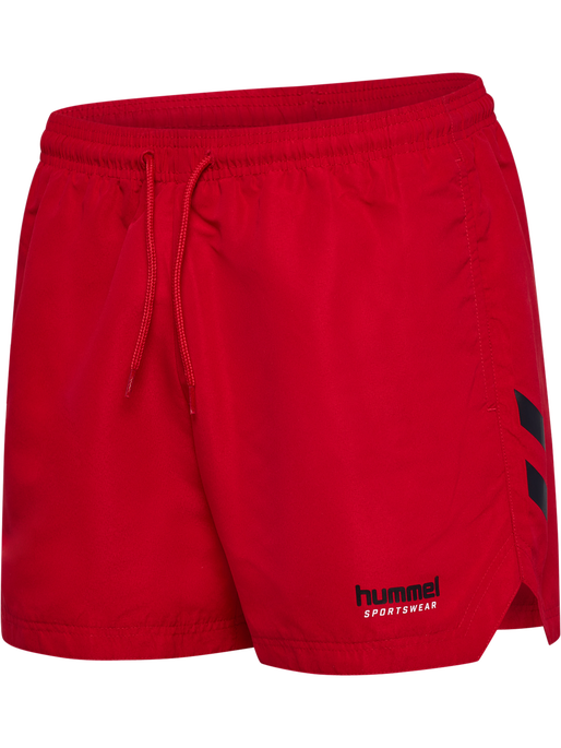 hmlNED SWIM SHORTS, BARBADOS CHERRY, packshot