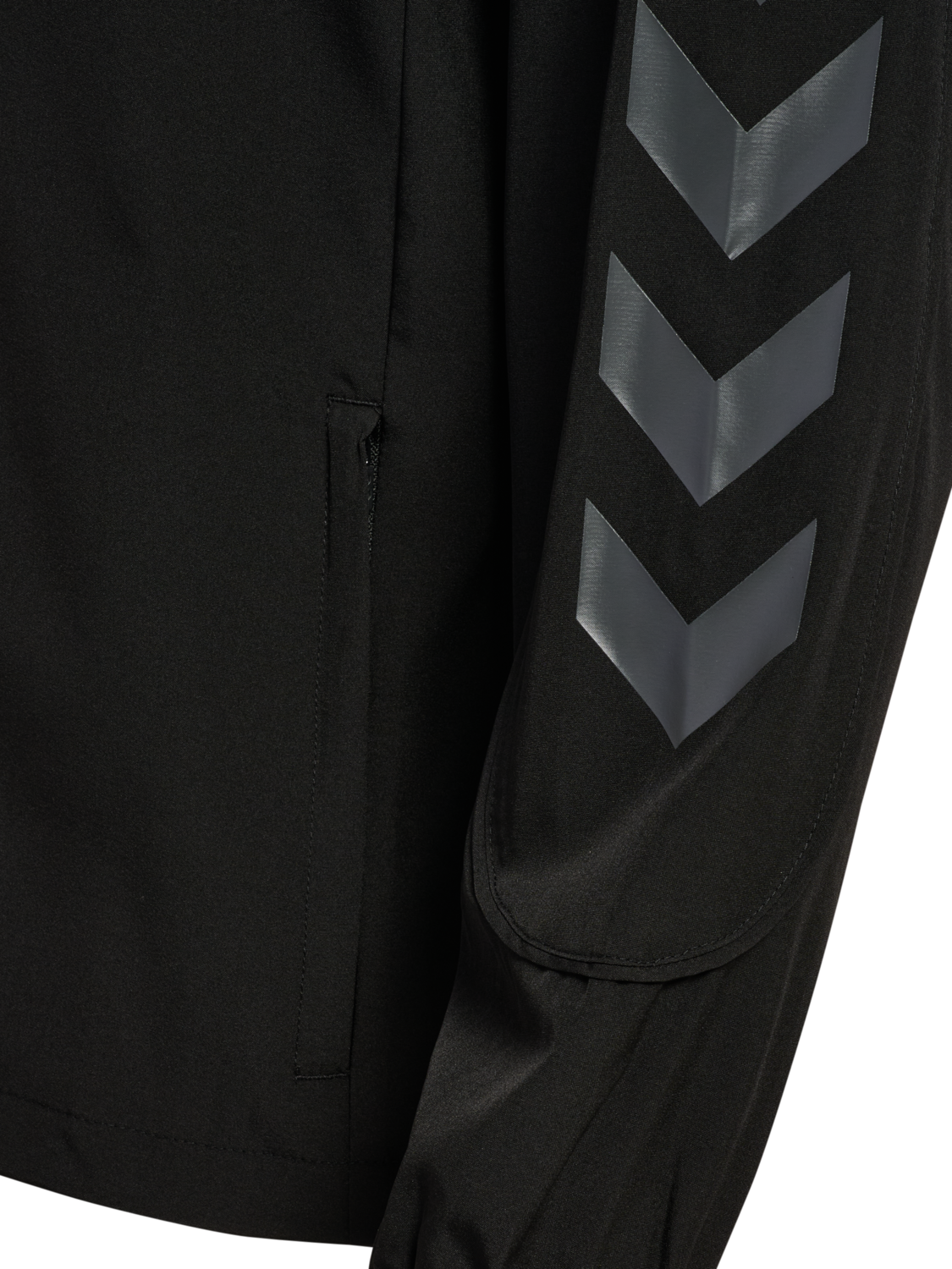 hmlHYBRID TRACK JACKET, BLACK, packshot