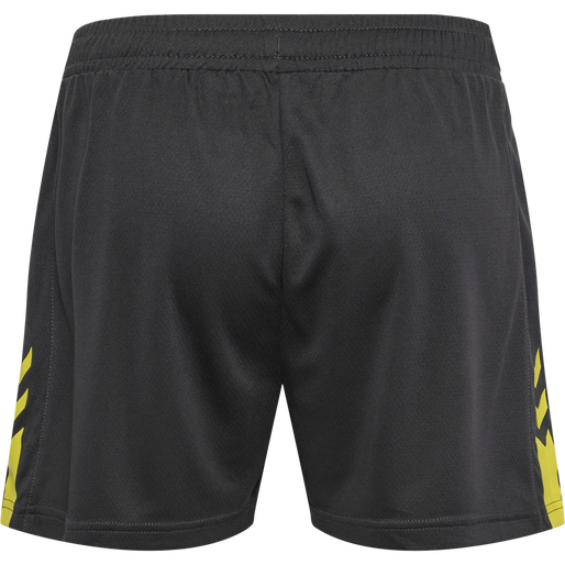 hmlACTIVE PL SHORTS WOMAN, OBSIDIAN/SULPHUR SPRING, packshot